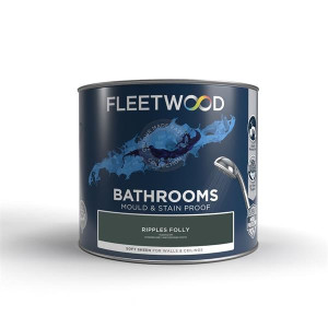 Fleetwood Mould & Stain Proof Bathroom Paint 2.5L- Ripples Folly