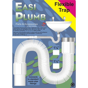 Easi Plumb 1 1/2" Flexible Trap