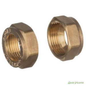 Easi Plumb 1/2" Brass Compression Nuts & Olives 2Pk