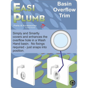 Easi Plumb Basin Overflow Trim