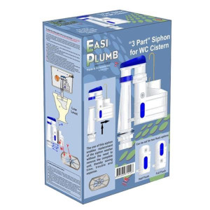 Easi Plumb 3 Part Internal Overflow Siphon For Wc Toilet Cistern