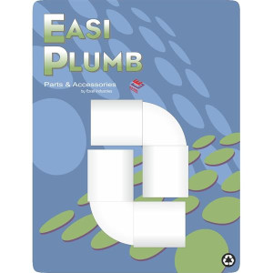 Easi Plumb 2 Pce 21Mm Overflow 90° Elbows