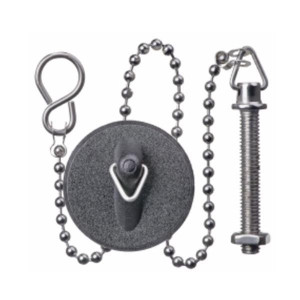 Easi Plumb 1.5" Basin Poly Plug And Chain Set (Sink Stopper)