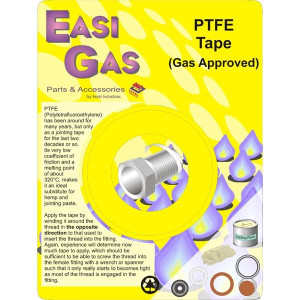 Easi Plumb Roll Of Ptfe Tape For Gas