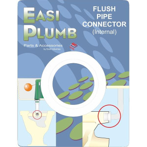 Easi Plumb Internal Rubber Flush Pipe Connector