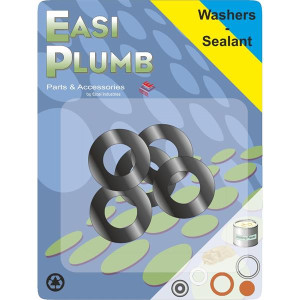 Easi Plumb 5 Pce Spare Shower Hoses Washers