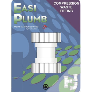Easi Plumb 1 1/2" 40Mm Straight Coupling