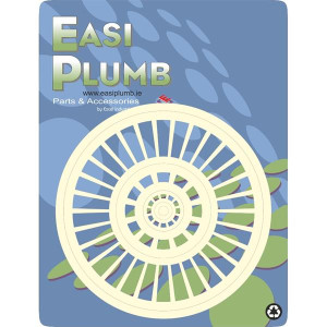 Easi Plumb White Waste Outlet Grid / Hair Trap