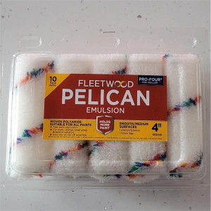 Fleetwood Pelican Emulsion 4" Rolling Sleeve 10Pk