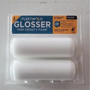 Fleetwood Glosser 4" High Density Foam Rolling Sleeve 10Pk