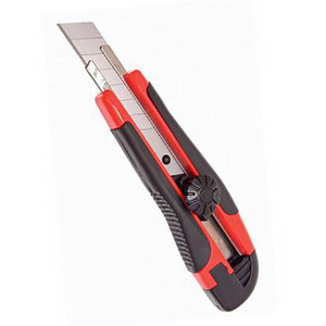 Dargan Snap Off Knife With Rubber Grip 18Mm