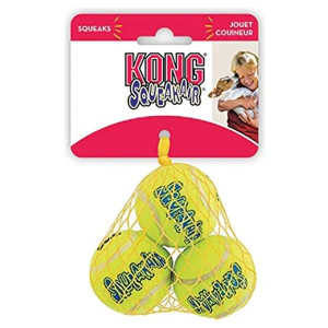 Air Squeaker Tennis Ball Small Netx3
