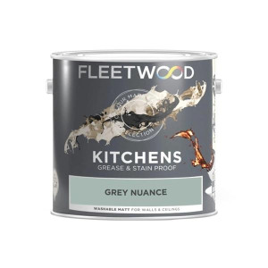 Fleetwood Washable Matt Kitchen Paint 2.5L - Grey Nuance
