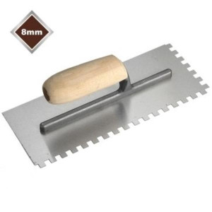 Tile Rite High Carbon Steel Square Notched Trowel 8Mm