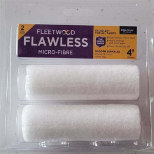 Fleetwood Flawless Micro-Fibre 4" Rolling Sleeve 2Pk