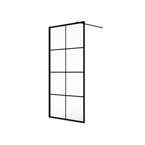 Sonas Aspect Black Trellis Wetroom Panels 1000X2000