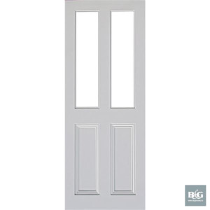 Bg Home Claremont 2 Panel Primed Rtg Door 78X30in