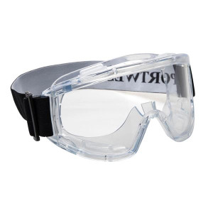 Portwest Pw22 Challenger Panoramic Uv Protective Goggles Clear