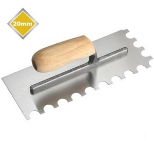 Tile Rite High Carbon Steel U Notched Trowel 20Mm
