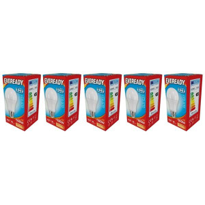 Eveready 13.2W (100W) E27 Gls Led Light Bulb Warm White 5Pk
