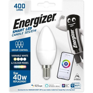 Energizer E14 Smart Led Candle 400 Lumens Rgb 5W(40W)