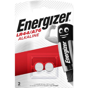 Energizer Lr44/A76 Alkaline Coin Battery 2 Pack