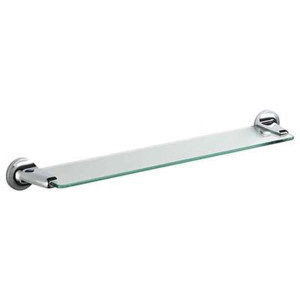 Bg Home Tema Arno Glass Shelf Chrome