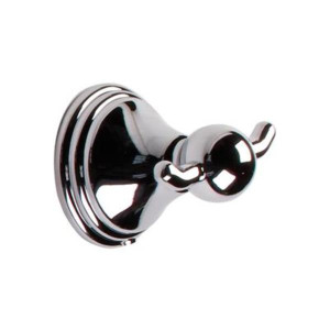 Bg Home Tema Arno Double Robe Hook Chrome