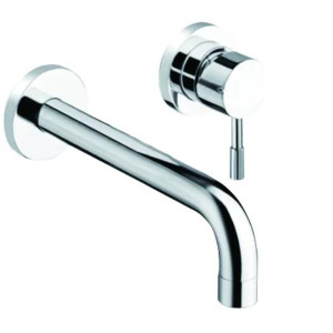 Rt Large Dalla Wall Mounted Bath Shower Mixer Chrome