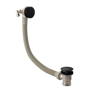 Sonas Round Bath Filler Matt Black