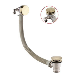 Sonas Round Bath Filler Gold Brushed