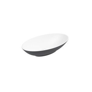 Sonas Skål Oval Countertop Basin Midnight Grey