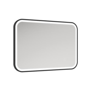 Sonas Astrid Beam Rectangle Matt Mirror Black 50Cm