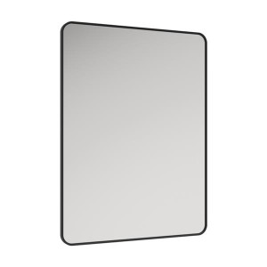 Sonas Astrid Rectangle Matt Black Mirror 60Cm