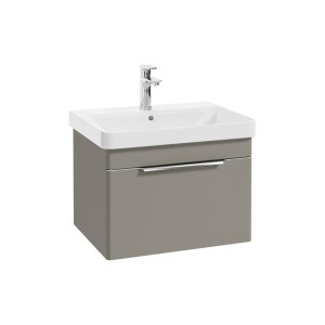 Sonas Vagar 60Cm Single Drawer Wall Hung Unit Matt Khaki