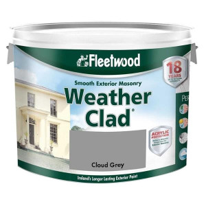 Fleetwood Weatherclad Exterior Paint 10L - Grey 10L