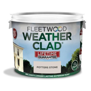 Fleetwood Weatherclad Exterior Paint 10L - Potters Stone