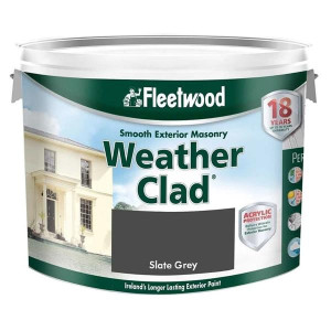 Fleetwood Weatherclad Exterior Paint 10L - Grey 10L