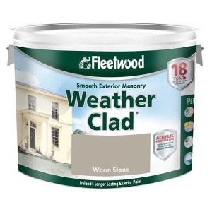 Fleetwood Weatherclad Exterior Paint 10L - Warm Stone
