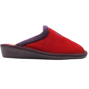 Nordika  238 Suede Mule - Red - 37