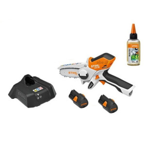 STIHL GTA 26 – przecinarka akumulatorowa, Zestaw: 2× AS 2 + AL 1