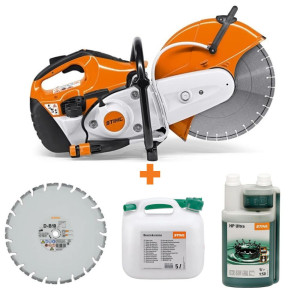 Stihl TS 420 [Moc 4,4 KM] Zestaw z kanistrem, tarczą i olejem