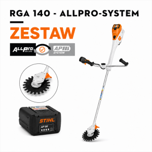 Stihl Kosa akumulatorowa RGA 140 [36 V] z systemem AP. Nożyce obrotowe.