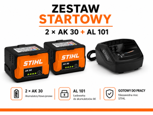 STIHL Zestaw startowy 2 x AK 30 S i AL 101