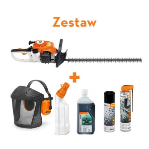 Stihl nożyce do żywopłotów HS 45 [Moc 1 KM] dł. listwy tnącej 60 cm - ZESTAW