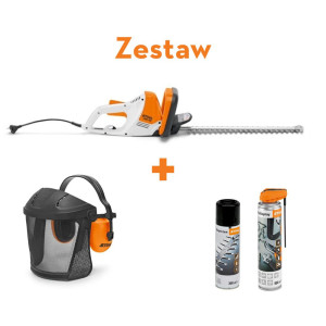Stihl Nożyce elektryczne do żywopłotów HSE 42 Dł. listwy tnącej 45 cm - ZESTAW