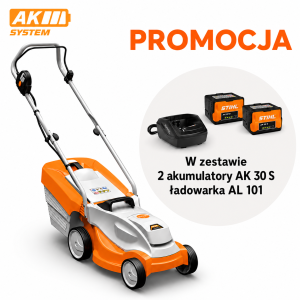 STIHL RMA 235 – kosiarka akumulatorowa, 33 cm, kosz 30 l