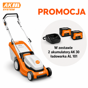 STIHL RMA 239 – kosiarka akumulatorowa, 37 cm, kosz 40 l