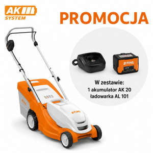 STIHL RMA 239 – kosiarka akumulatorowa, 37 cm, kosz 40 l