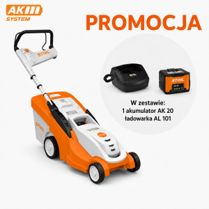 STIHL RMA 239 – kosiarka akumulatorowa, 37 cm, kosz 40 l